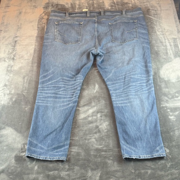 True Nation Men's Jeans Tapered Fit Straight Leg 52X30 Distressed - Picture 2 of 8